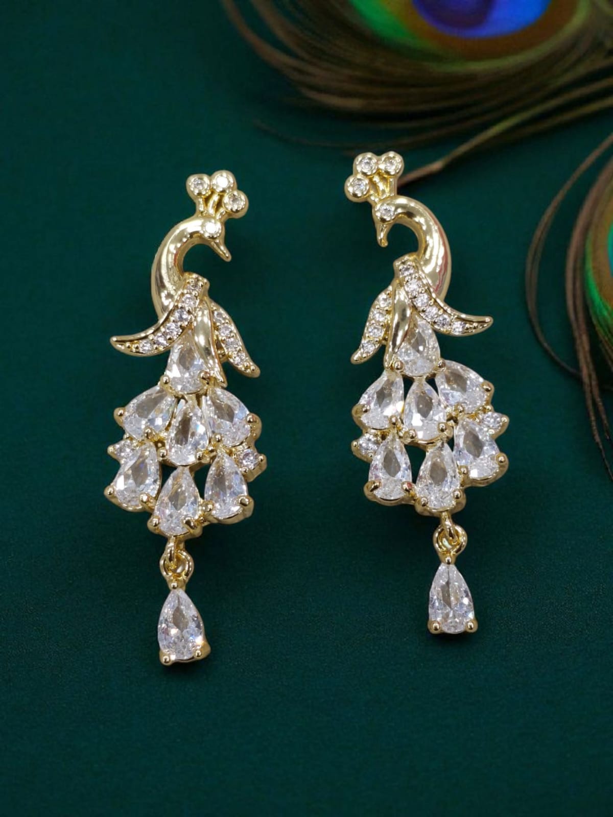 Crystal Drop Chandbali