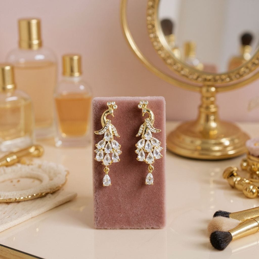 Duo Crystal Statement Studs