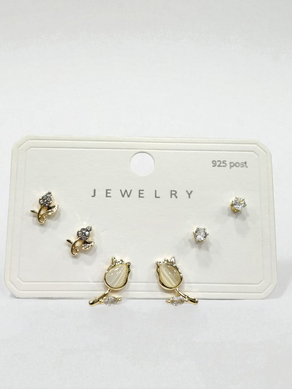 Pink Silk Earring Combo