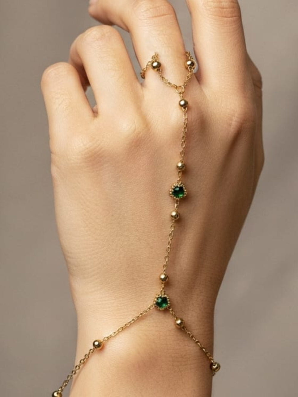 Green aura handchain