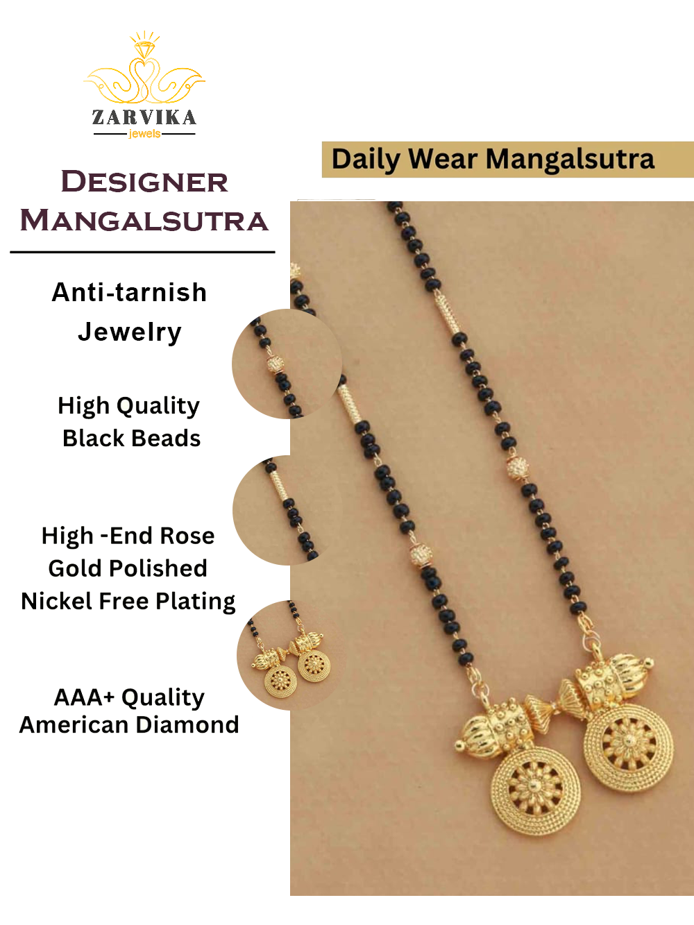 Alka designer mangalsutra