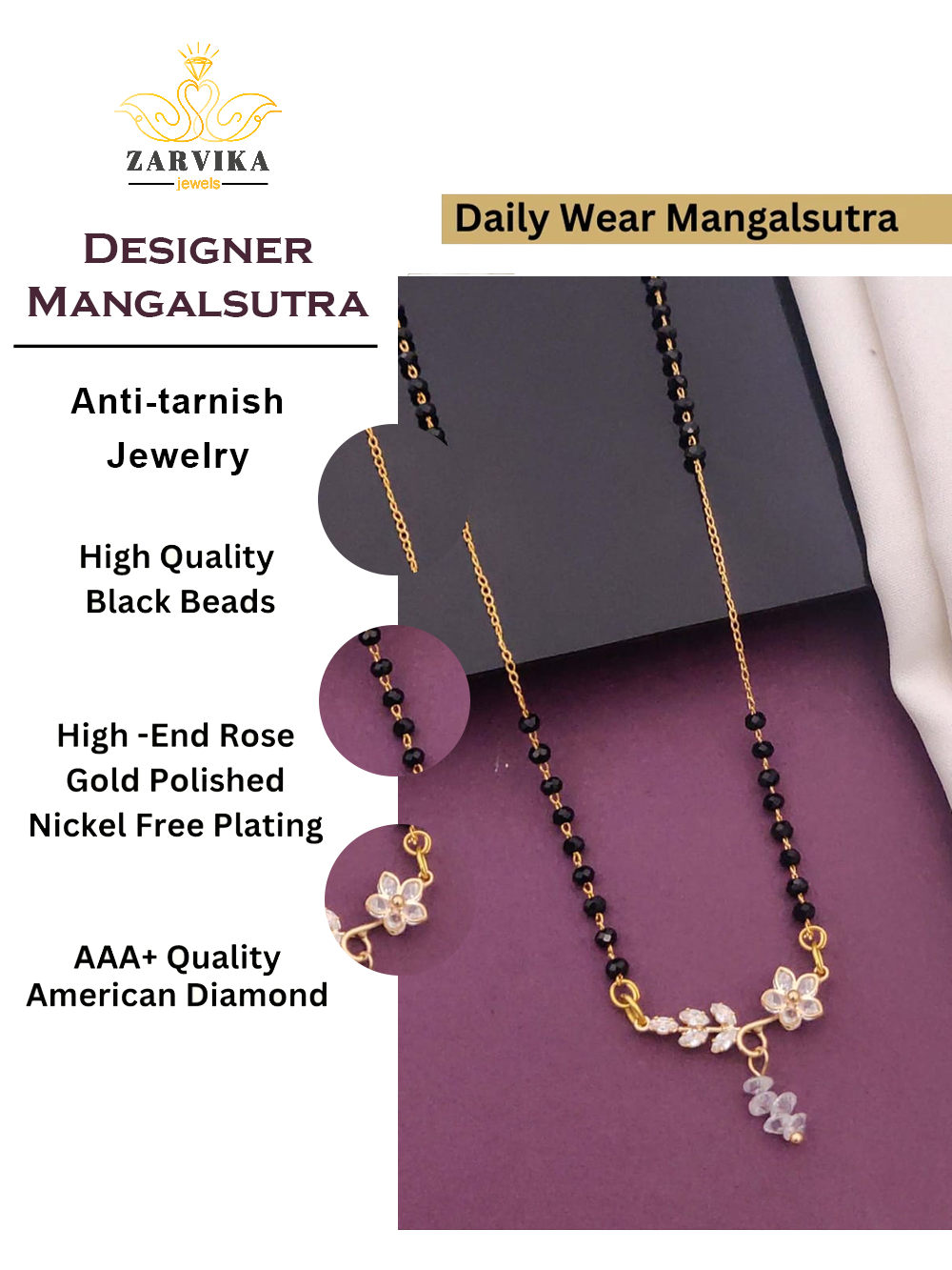 Bhavana designer Mangalsutra