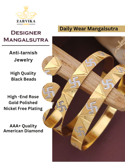 Swastika designer kangan