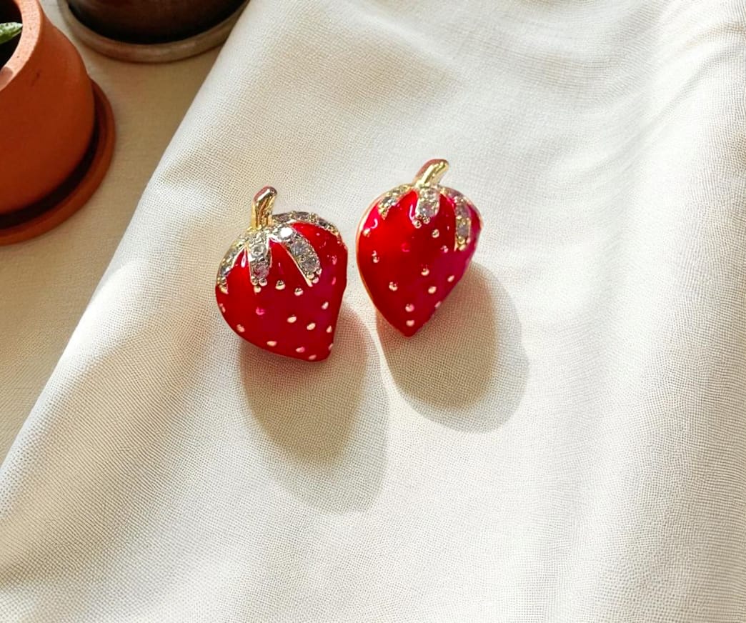 Strawberry Chic Studs