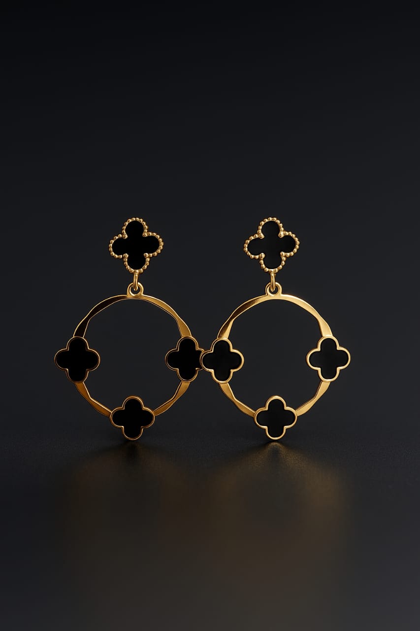 Ornate Square Chandbali