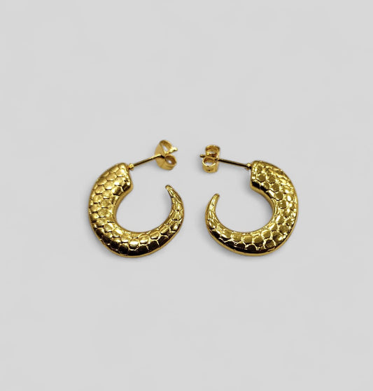 Vintage Pattern Hoops