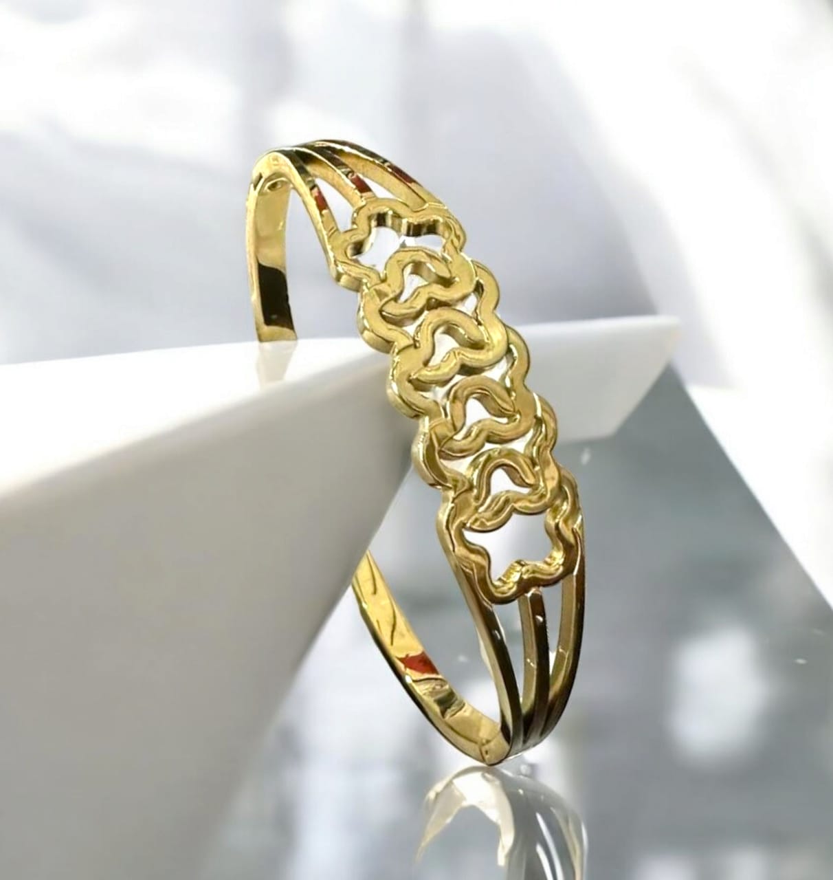 Floral Cutwork Bracelet