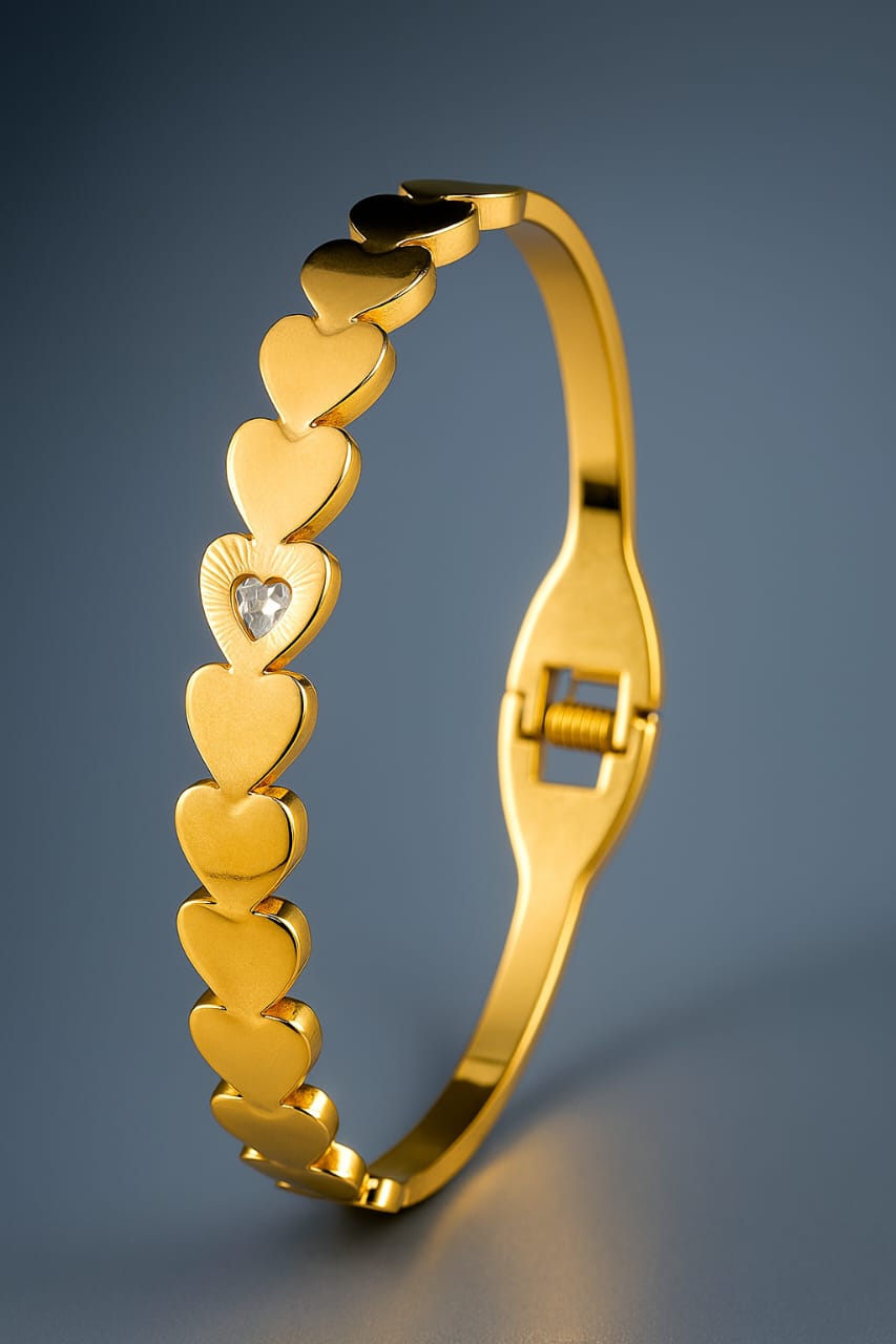 Heart Charm Bracelet