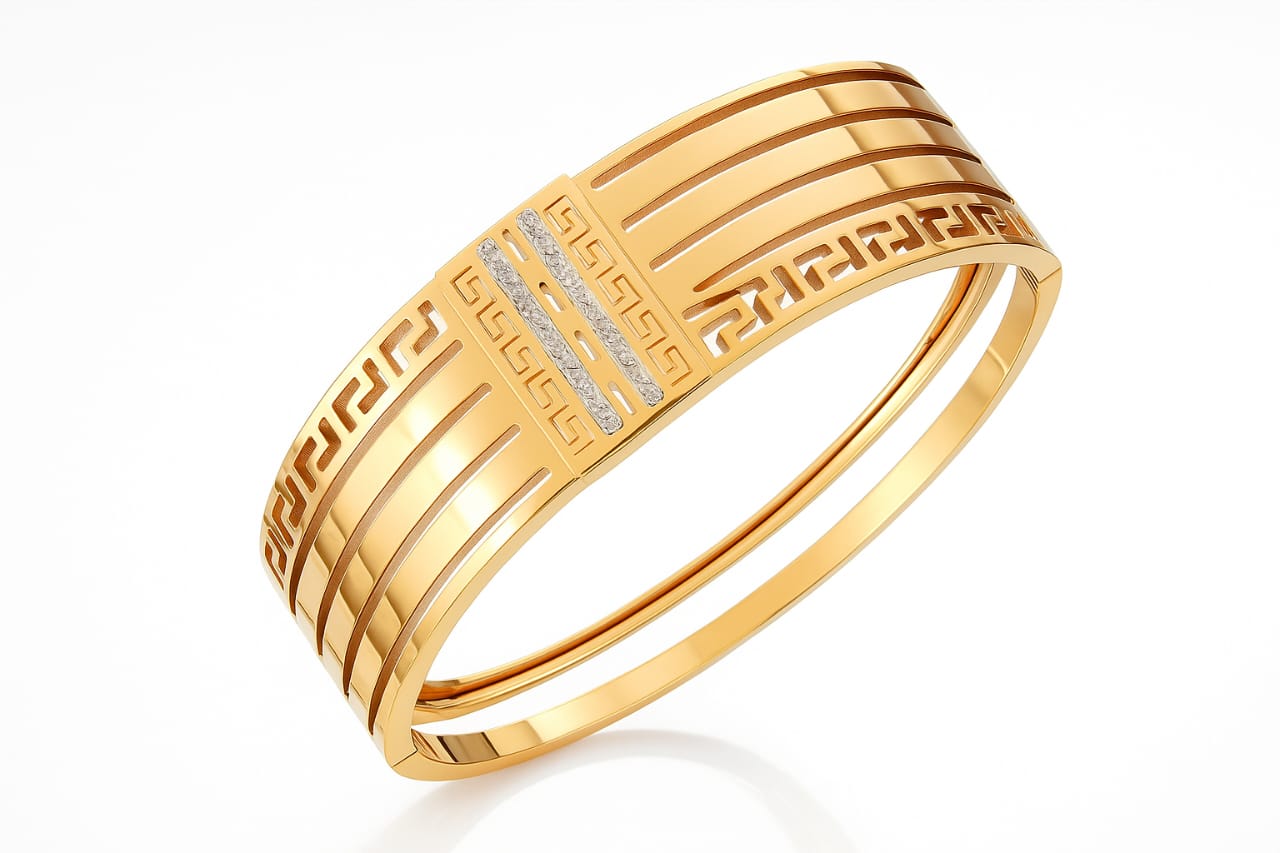 Engraved Lines Bangle