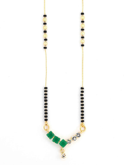 Crescent Charm Mangalsutra