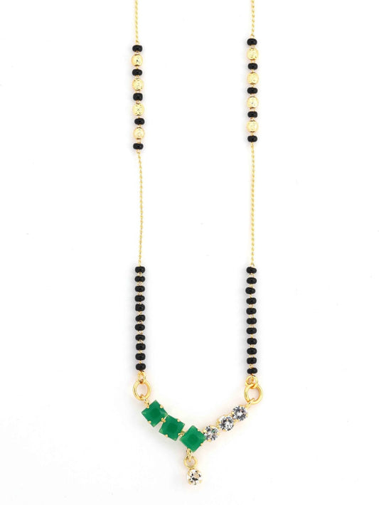 Crescent Charm Mangalsutra