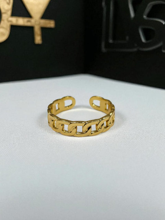 Bow Shine Gold Ring