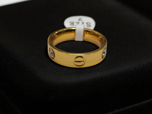 Wide Stripe Open Ring