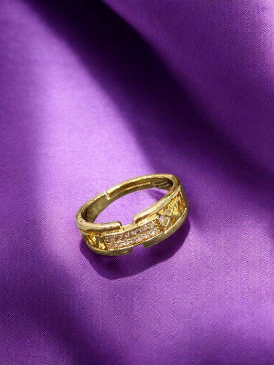 Blocky Bold Bar Ring