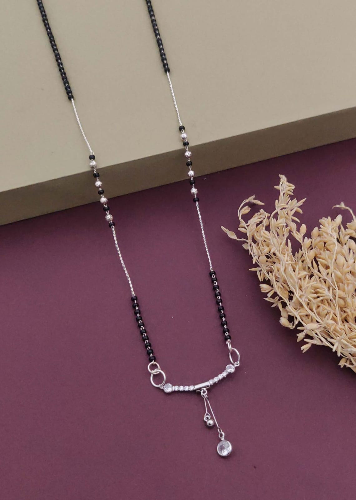 Red Ruby Mangalsutra