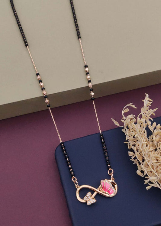 Rose Gold Heart Mangalsutra