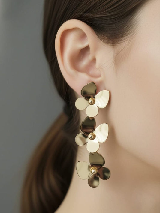 Golden halo Earings