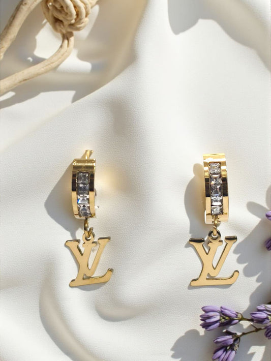 Trendy Gold Hoop Earrings