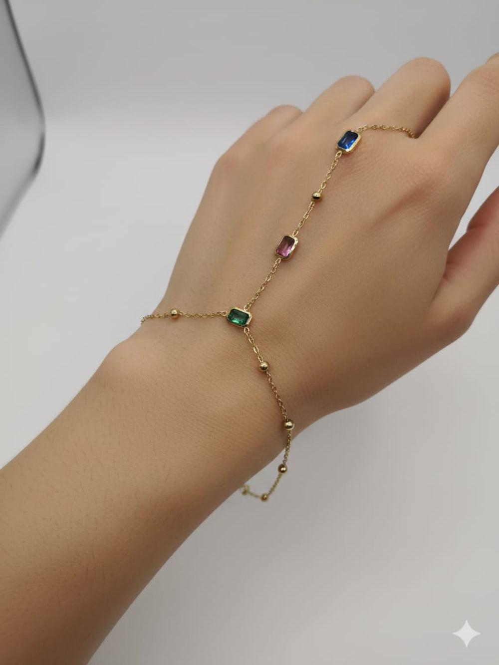 birthstone station hand chain