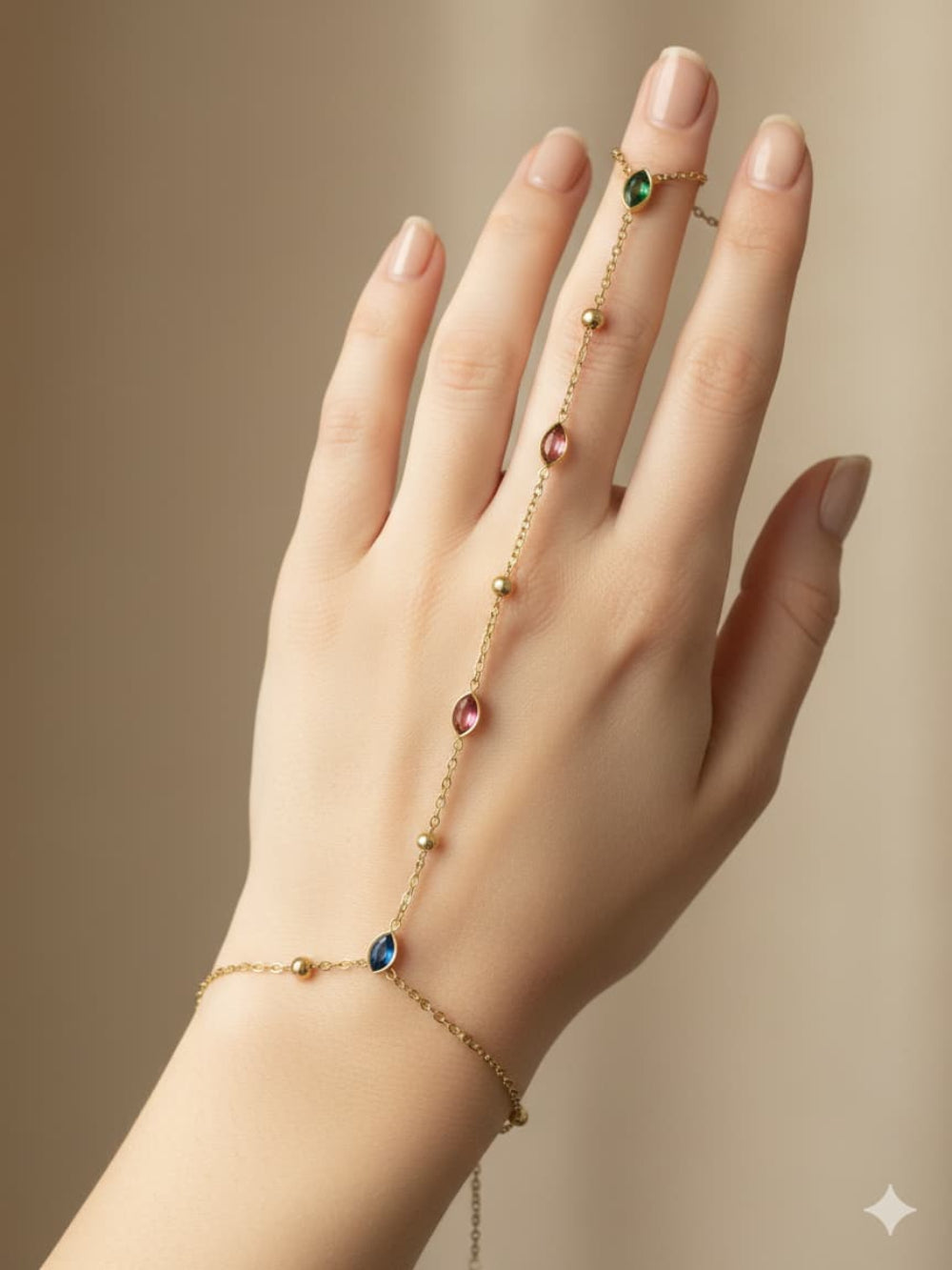 Prism Glow Ringchain