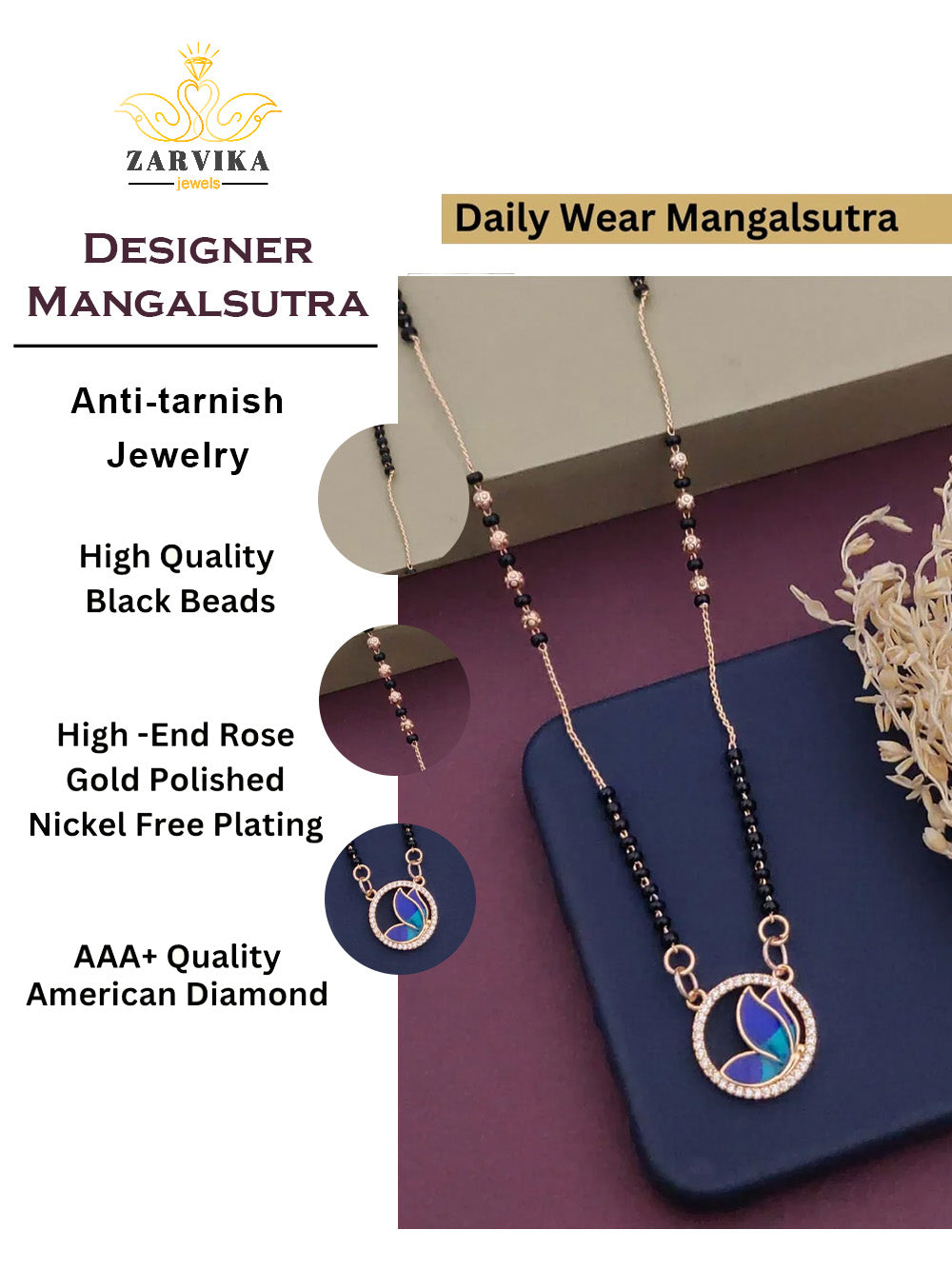 Arushka designer Mangalsutra